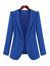 Beautiful V-Neck Long Sleeves Polyester Woman's Blazer - Milanoo.com