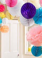 4-Piece Pearl Paper Decoration Ball for Wedding - Milanoo.com