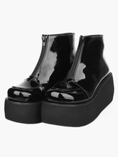 Black Lolita BootiesPlatform Black Lolita Ankle Boots
