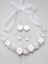 Casamento nupcial jóias cristal Headbands e brinco Headpieces pêra casamento moda Tiara (brinco: 4 X 2.2 Cm X 1.5 Cm)