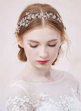 Rhinestone Flower Headband Bridal Wedding Headpieces Tiara( 35 Cm X 5 Cm)