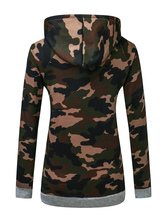 camouflage pullover hoodie women's