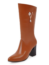 Vaslemuse Botas De Media Pantorrilla Para Mujer, Botas De