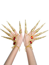 Belly Dance Costume Accessories Light Gold Two Tone Women's Nail Wrap