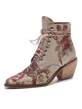 bottines plates bout pointu