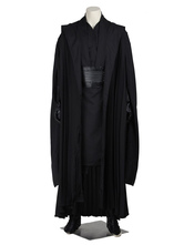 Halloween Traje de cosplay de Star Wars de paño uniforme negro lazo PU