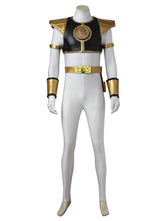 Halloween Power Rangers Cosplay costume uomo Telefilm gilet&guanti&accessori&cintura&tuta