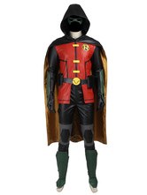 Halloween Justice League vs Teen Titans Damian Wayne Robin Halloween Cosplay Costume