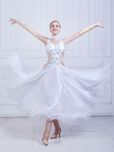 Roupa de Dança de salão de fibra poliéster vestido conjunto 
