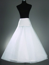 Свадебный петтикот белый 2 многоуровневой линии свадебный кринолин юбка скольжения