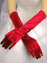 Brauthandschuhe aus für Damen Lycra Spandex Handschuhe Ellbogenlange und Erwachsenen 