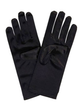 Short Gloves Wedding Bridal Fingertip Wrist Length Satin Party Gloves