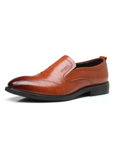 brown party shoes for men