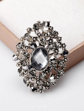Wedding Brooches Vintage Rhinestone Women Jewelry