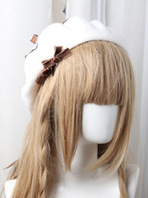 Sweet Lolita Beret Bow Pom Pom Wool Lolita Hat