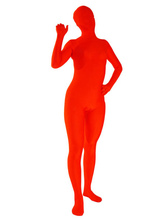Carnevale Zentai collant per adulti completo lycra spandex rosso tinta unito unisex tuta Halloween