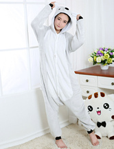 Kigurumi Pajamas Koala Onesie Grey Flannel Animal Winter Sleepwear For Adult Unisex Costume Halloween