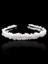 Hair Band fasce nuziali matrimonio copricapo Tiara di perle (39 Cm X 2 Cm X 1 Cm)