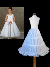 Ivory Flower Girl Petticoat Tulle 1 Layer 3 Hoop Wedding Party Petticoat