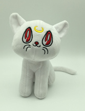 Carnaval Sailor Moon Artemis White Cat Stuffed Toy Kawaii Anime Stuffed Toy