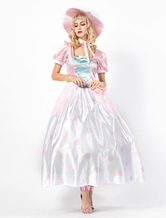 Fairytale Princess Costume Halloweem Women Pink Dresses Set Halloween