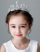 Flower Girl Tiara Crown Rhinestones Beading Princess Kids Headpieces