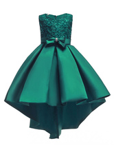 dark teal flower girl dresses