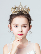 Head Girl Crown Flower Headpieces Strass Accessoires pour cheveux