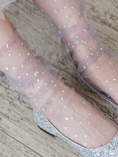 Sweet Lolita Socks Étoiles Imprimer Accessoires Lolita Chaussettes amples