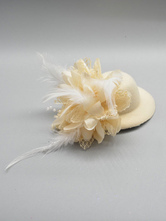 Chapeau Fascinator Femmes Net Feathers Accessoires Vintage Cheveux Déguisements Halloween