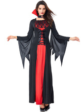Trajes do Dia das Bruxas dos trajes do Dia das Bruxas da garganta do vampiro