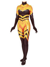 Miraculous Ladybug Cosplay Queen Bee Lycra Spandex Jumpsuit Cosplay Costume