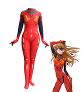 Halloween Costume Carnevale New Genesis Evangelion Soryu Asuka Langrey Tuta rossa Body per adulti New Genesis Evangelion Costumi Cosplay
