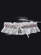 Hochzeitsstrumpfband für die Braut Schöne Details aus Polyester-Metall