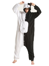 Onesie Kigurumi Pajamas Monokuma Flannel for Adult Winter Sleepwear Animal Costume Halloween