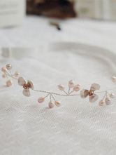 Wedding Garter For Bride Gorgeous Elastic Woven Satin Pearls