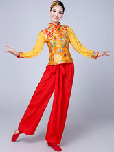 女性の中国の衣装アジアカーニバル衣装唐スーツダンス衣装