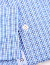 Casual Light Blue 100% Cotton Mens Long Sleeves Shirt - Milanoo.com