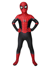 Marvel Comics Spider Man: Far From Home Cosplay Peter Parker Kid Lycra Spandex Cosplay Tuta