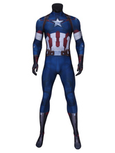 Marvel Comics Marvel's The Avengers Captain America Cosplay Costume Film Lycra Spandex Catsuits