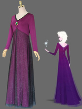 Halloween Frozen 2 Elsa Cosplay Kostüm Nachthemd