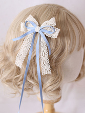 Sweet Lolita Bows Tocado de encaje Lolita Accesorios para el cabello