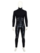 DC Comics The Dark Knight Batman Cosplay Costume Black Leather Outfit