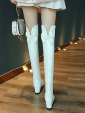 Sweet Lolita Boots Bows Round Toe Talon caché Chaussures Lolita