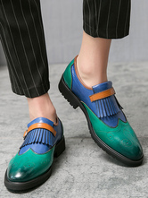 scarpe uomo eleganti verdi
