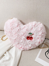 Sweet Lolita Bag Borsa a tracolla a forma di ciliegia a forma di cuore