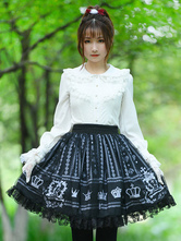 Faldas Lolita de encaje negro Sweet Lolita SK