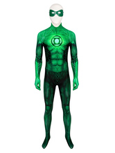 Green Lantern Hal Jordan Cosplay Jumpsuit DC Comics Polyester Superheros Catsuits Zentai