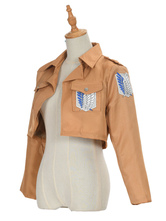 Attacco su Titan Scout Regiment Team Uniform Coat Costume Cosplay