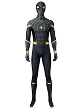 Spiderman Cosplay Overall Schwarzer Lycra Spandex Overall Marvel Film Cosplay Kostüm
